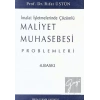 Maliyet Muhasebesi Problemleri İmalat İşletmelerinde Çözümlü