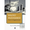 Maliyet Muhasebesi Teori ve Uygulamaları