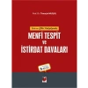 Menfi Tespit ve İstirdat Davaları - Timuçin Muşul