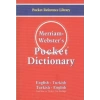 Merriam - Webster’s Pocket Dictionary / English - Turkish / Turkish - English