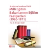 Millî Eğitim Bakanlarının Eğitim Faaliyetleri (1960-1971)