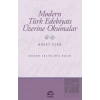 Modern Türk Edebiyatı Üzerine Okumalar