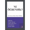 Ne Öğrendik?