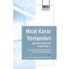 Nicel Karar Yöntemleri Alanında Uluslararası Araştırmalar I