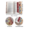 Otantik Desenli Ayarlanabilir Kitap Kılıfı