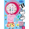 Peppa Pig Eğlenceye Açılan Pencere Çıkartmalı Boyama Kitabı