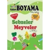 Renkli Kalem Boyama-Sebzeler Meyveler