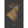 ROMAN KİTABI - Bir Metin Türü Olarak Roman ve Yapısı