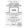 Sahne Eseri Yazma Yarışması 2020