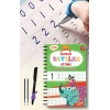 Sayıları Yazmayı Kolayca Öğreten Kitap | Sihirli Uçan Kalemli Oluklu (kabartmalı) Sayılar Kitabı