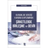 Şirketlerde Birleşme ve Devir
