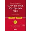 Soru ve CevaplarlaYapım İşlerinde Sözleşmenin Feshi