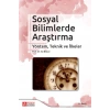 Sosyal Bilimlerde Araştırma Yöntem, Teknik ve İlkeler