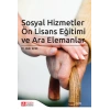 Sosyal Hizmetler Ön Lisans Eğitimi ve Ara Elemanlar