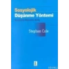 Sosyolojik Düşünme Yöntemi