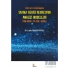 SPSS ve R Uygulamalı Sayma Verisi Regresyon Analizi Modelleri