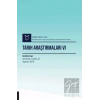 Tarih Araştırmaları VI - Aybak 2022 Eylül