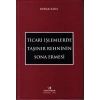 TİCARİ İŞLEMLERDE TAŞINIR REHNİNİN SONA ERMESİ2018