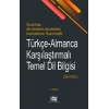 Türkçe-Almanca Karşılaştırmalı Temel Dilbilgisi