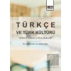 Türkçe ve Türk Kültürü Dersi Etkinlik Uygulamaları