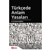 Türkçede Anlam Yasaları