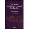 Türkçede Karşıt Benzer Anlamlı Kelimeler