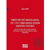 Türkiyenin Yeni Anayasa Arayışı: 2011-2013 TBMM Anayasa Uzlaşma Komisyonu Tecrübesi