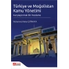 Türkiye ve Moğolistan Kamu Yönetimi Karşılaştırmalı Bir İnceleme
