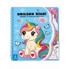 Unicorn Sihri Boyama ve Çıkartma Eğlencesi (Spiralli)