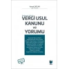 Vergi Usul Kanunu ve Yorumu