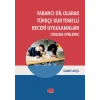 Yabancı Dil Olarak Türkçe Kur Temelli Beceri Uygulamaları (Okuma-Dinleme)