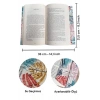 Yaprak Desenli Ayarlanabilir Kitap Kılıfı