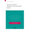 Yargı Kararları IşığındaMedeni Usul Hukukunda İstinaf – Medeni Usul Hukuku Monografileri –