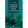 Yükseköğretim Kurumlarında Hukukun Temel Kavramları Hukuki İşlem Uygulamaları