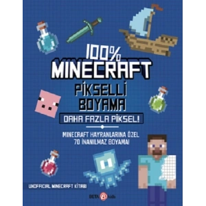 %100 Minecraft Pikselli Boyama Daha Fazla Piksel!