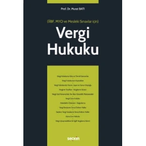 (İİBF, MYO ve Mesleki Sınavlar için)Vergi Hukuku
