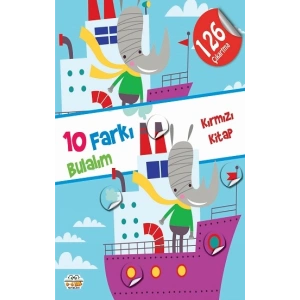 10 Farkı Bulalım - Kırmızı Kitap