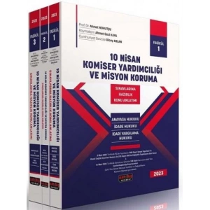 10 Nisan Komiser Yardımcılığı ve Misyon Koruma Savaş Yayınları 2023