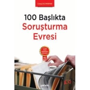100 BaşlıktaSoruşturma Evresi 8. Yargı Paketi Değişiklikleri İşlenmiştir.