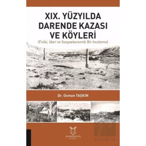 19. Yüzyılda Darende Kazası ve Köyleri