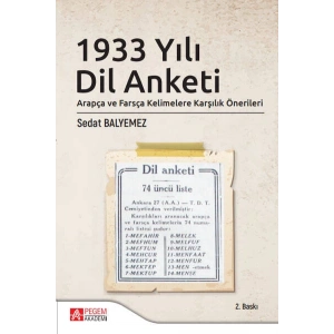 1933 Yılı Dil Anketi