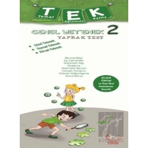 2. Sınıf Genel Yetenek Tek Yaprak Test