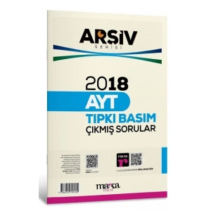 2018 AYT ARŞİV SERİSİ Tıpkı Basım Çıkmış Sorular Tamamı Video Çözümlü