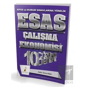 2018 KPSS ve Kurum Sınavlarına Yönelik Esas Çalışma Ekonomisi 10 Çözümlü Deneme