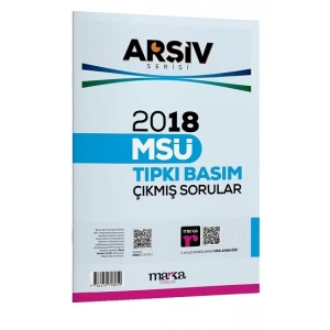 2018 MSÜ ARŞİV SERİSİ Tıpkı Basım Çıkmış Sorular Tamamı Video Çözümlü