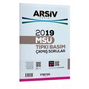 2019 MSÜ ARŞİV SERİSİ Tıpkı Basım Çıkmış Sorular Tamamı Video Çözümlü