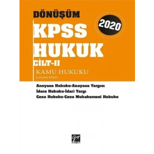 2020 Dönüşüm KPSS Hukuk Cilt 2 - Kolektif