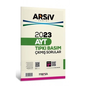 2023 AYT ARŞİV SERİSİ Tıpkı Basım Çıkmış Sorular Tamamı Video Çözümlü