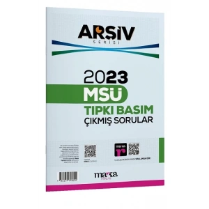 2023 MSÜ ARŞİV SERİSİ Tıpkı Basım Çıkmış Sorular Tamamı Video Çözümlü