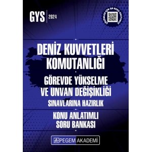 2024 Deniz Kuvvetleri Komutanlığı Görevde Yükselme Konu Anlatımlı Soru Bankası